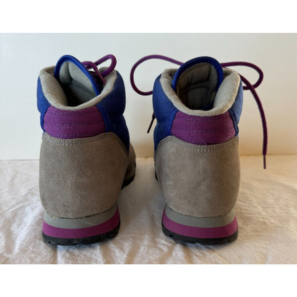 Merrell Y2K Womens Hiking Camping Boots Suede Sz 9 Air Cushion Gray Blue Purple - Picture 9 of 10